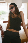 TYLA TANK TOP - BLACK