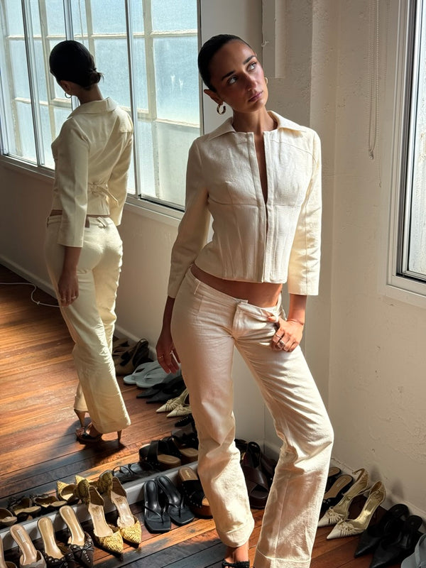 AMELIA TROUSER CREAM