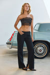 EVA LOW RISE PANT - ONYX