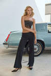 EVA LOW RISE PANT - ONYX