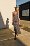 ABIGIAL MIDI DRESS - SLATE