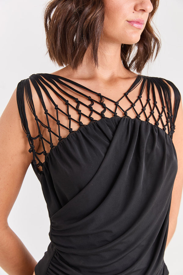 TYLA TANK TOP - BLACK