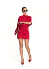MAGGIE MINI DRESS - CHERRY