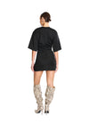 MAGGIE MINI DRESS - ONYX