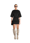 MAGGIE MINI DRESS - ONYX