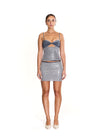 DINNER PLANS MINI SKIRT SMOKE