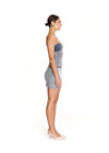 DINNER PLANS MINI SKIRT SMOKE