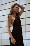 ADALINE MAXI DRESS - ONYX