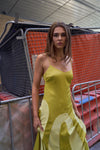 ARC PANEL MAXI DRESS - CITRUS