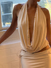 TATIANA COWL TOP - MILK