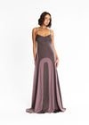 ARC PANEL MAXI DRESS - MOCHA