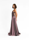 ARC PANEL MAXI DRESS - MOCHA