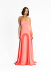 ARC PANEL MAXI DRESS - SORBET