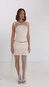 DANI MINI SKIRT - MILK