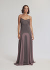 ARC PANEL MAXI DRESS - MOCHA
