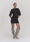 MAGGIE MINI DRESS - ONYX